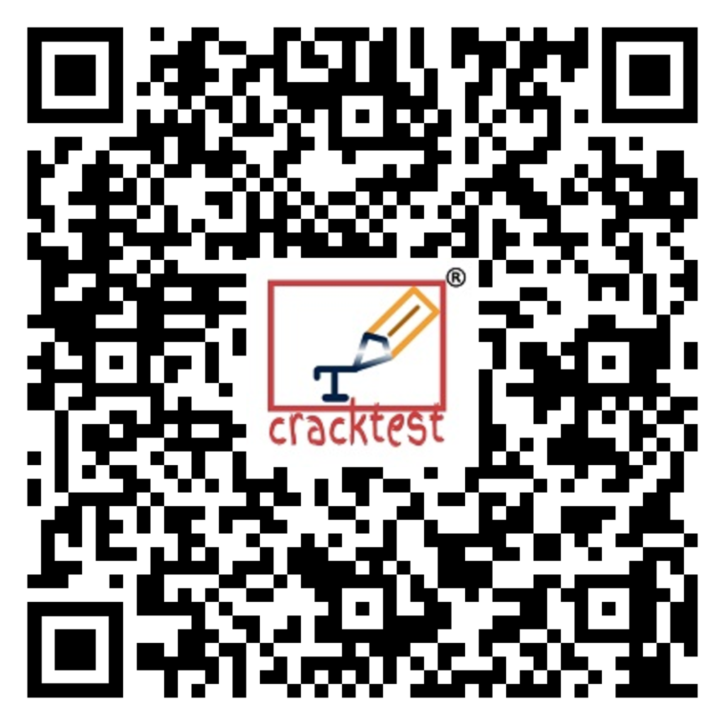 Scan to download Cracktest online test preparation app 